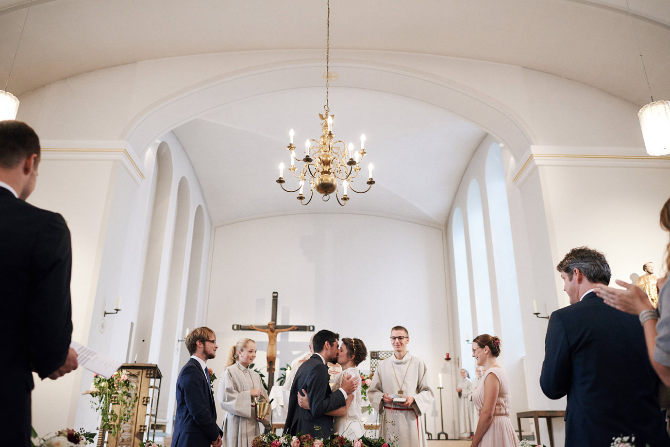 hochzeit erster kuss