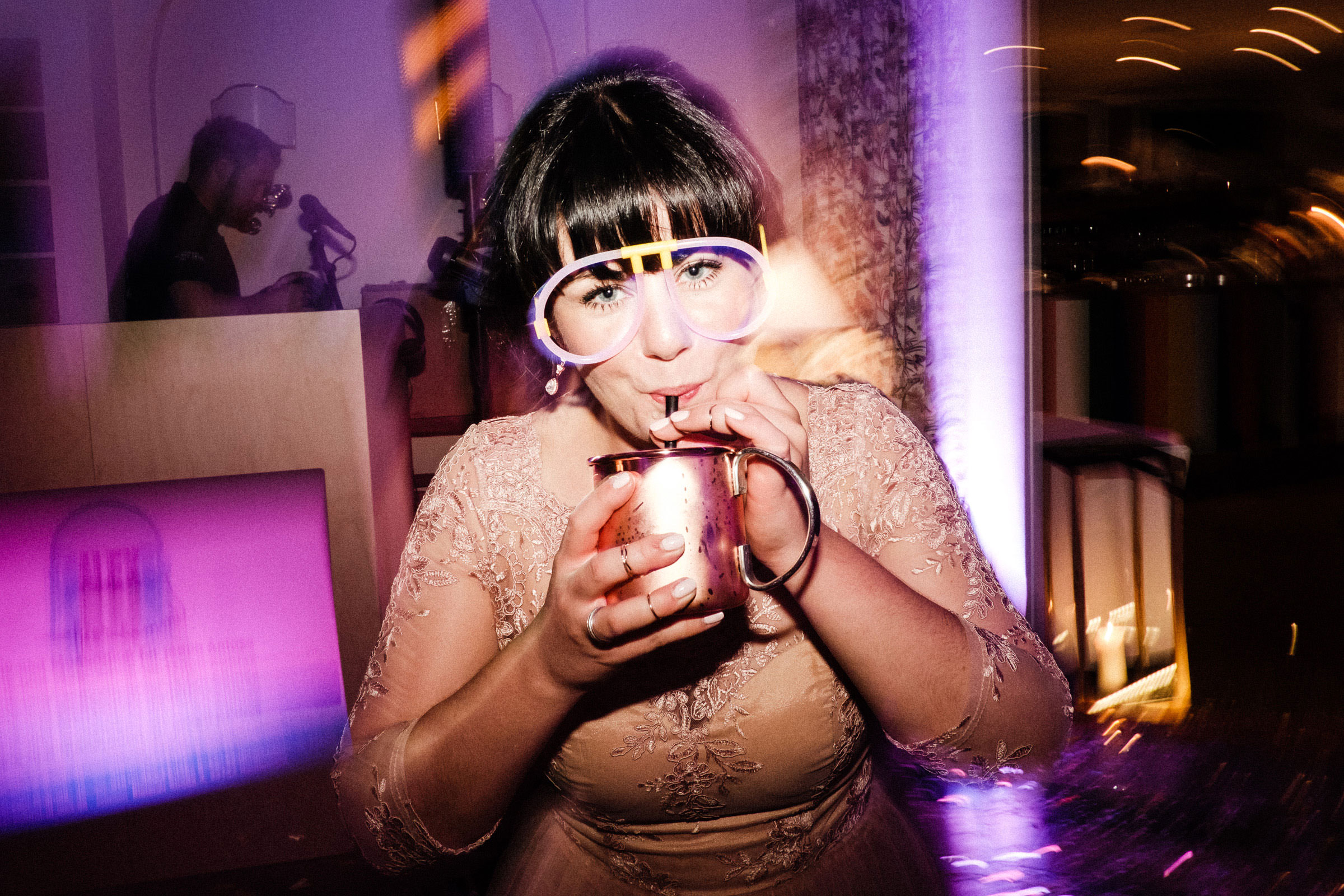 Hochzeitsparty mit Moscow Mule